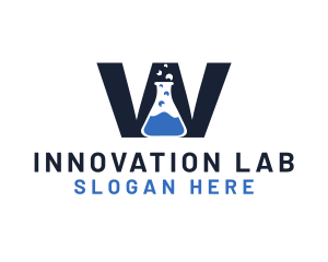 Experimental - Science Laboratory Letter W logo design