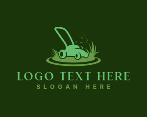 Lawn Mower - Gardening Lawn Mower logo design