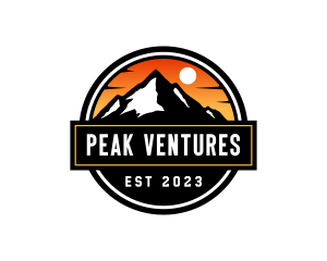 Mountain Peak Adventure logo design