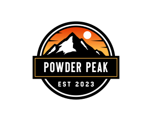 Mountain Peak Adventure logo design