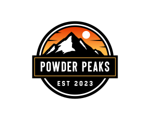 Mountain Peak Adventure logo design