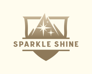 Twinkle - Mountain Peak Sparkle logo design