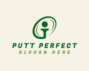 Putt - Golf Ball Competition logo design