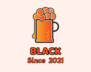 Cerveza - Minimalist Orange Beer logo design