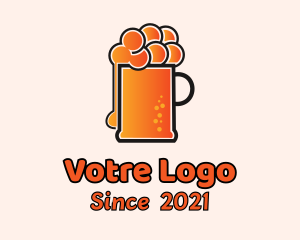 Orange - Minimalist Orange Beer logo design