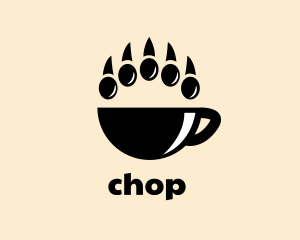 Cafe - Paw Claws Cup logo design