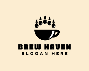 Brew - Paw Claws Cup logo design