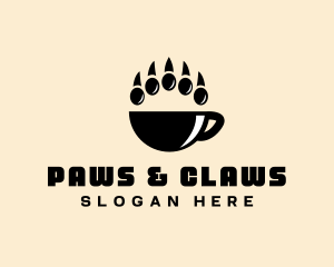 Paw Claws Cup logo design