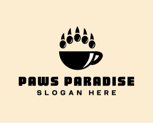 Paw Claws Cup logo design