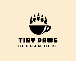 Paw Claws Cup logo design