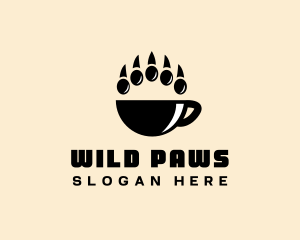 Paw Claws Cup logo design