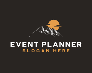 Tourism - Mountain Summit Adventure logo design