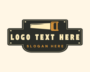 Logger - Saw Woodwork Carpentry logo design