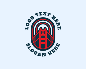 Badge - Golden Gate Overpass logo design