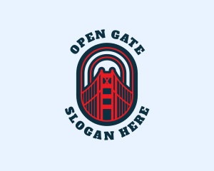 Golden Gate Overpass logo design