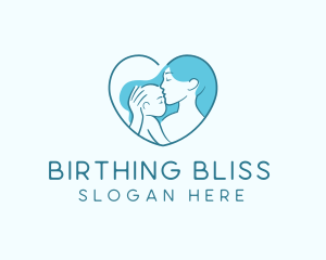 Midwife - Mother Baby Love logo design