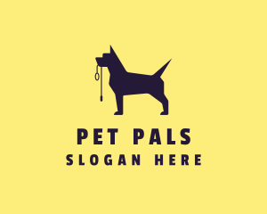 Pet Dog Leash logo design