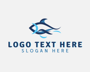 Food - Aquatic Fish Aquarium logo design