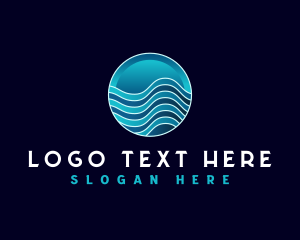 Abstract - Abstract Ocean Wave logo design
