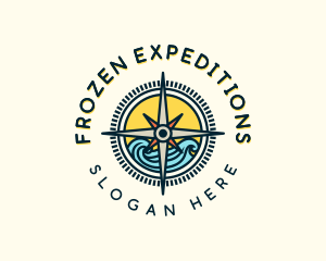 Compass Ocean Expedition logo design