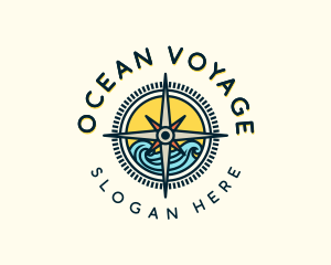 Compass Ocean Expedition logo design