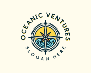 Compass Ocean Expedition logo design