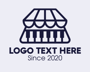 Piano Music Store Logo