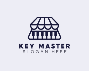 Keys - Piano Music Market logo design