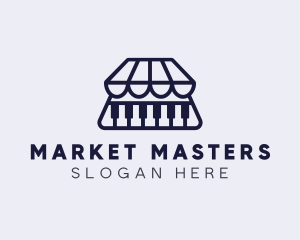 Piano Music Market logo design