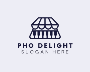 Piano Music Market logo design