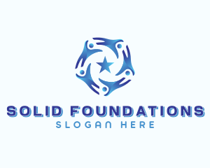 People Foundation Support logo design