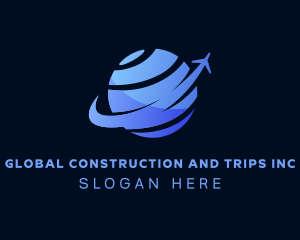 Global Airplane Flight Logo