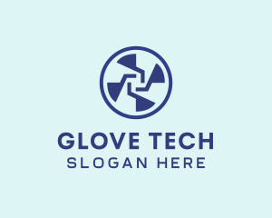 Digital Fan Tech logo design