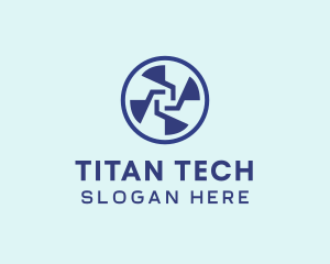 Digital Fan Tech logo design