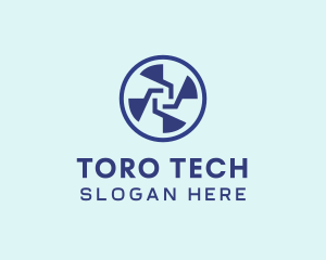 Digital Fan Tech logo design