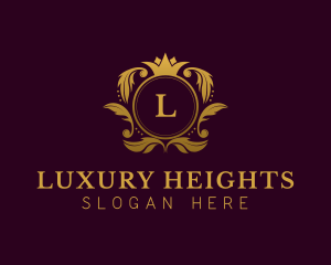 Luxury Crown Lettermark logo design