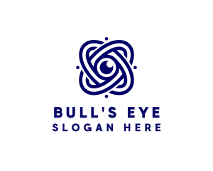 Digital Media Lens Eye  logo design