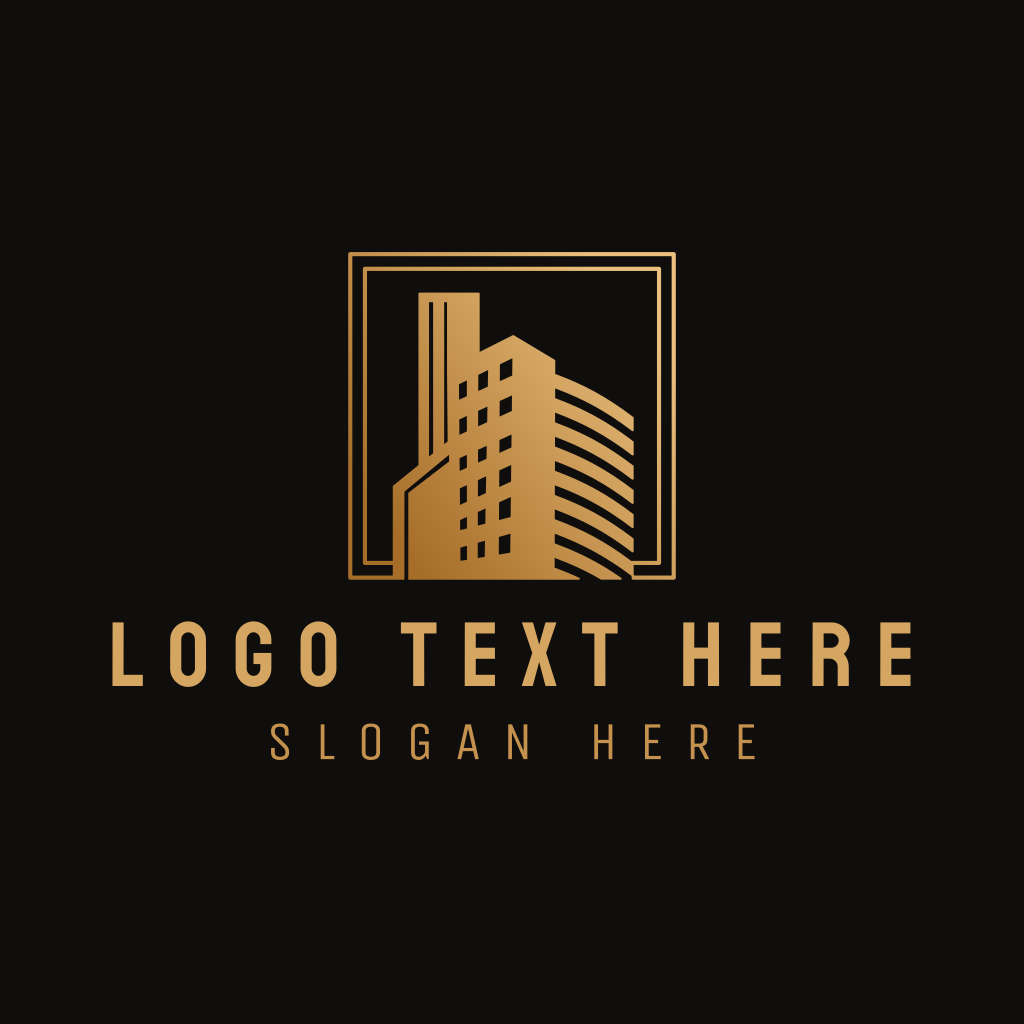 Gold Building Architecture Logo | BrandCrowd Logo Maker