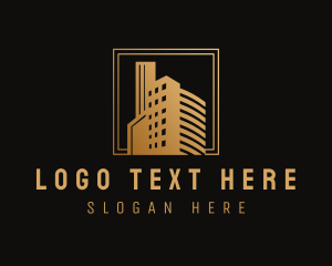 Gold - Gold Building Architecture logo design