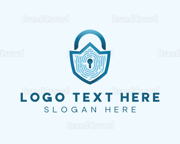 Security Biometric Lock Logo