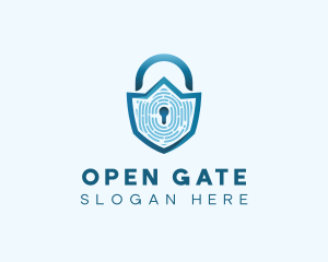 Access - Security Biometric Lock logo design