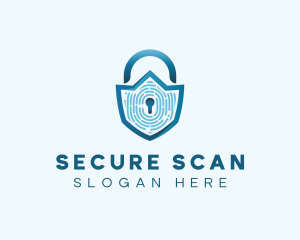 Biometric - Security Biometric Lock logo design