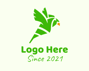 Wildlife Center - Tropical Native Parrot logo design