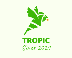 Tropical Native Parrot logo design