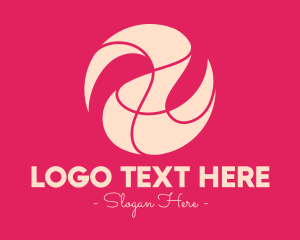 Shape - Abstract Pink Shape logo design