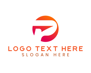Initial - Modern Business Letter P logo design