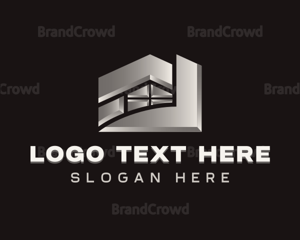 Metal Industrial Roof Builder Logo