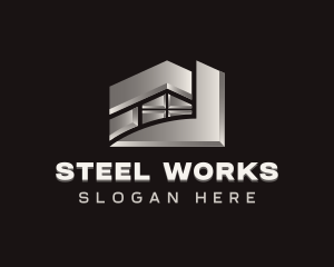 Metal Industrial Roof Builder logo design