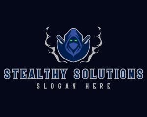 Stealth Ninja Assassin  logo design