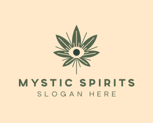 Mystic Eye Marijuana logo design